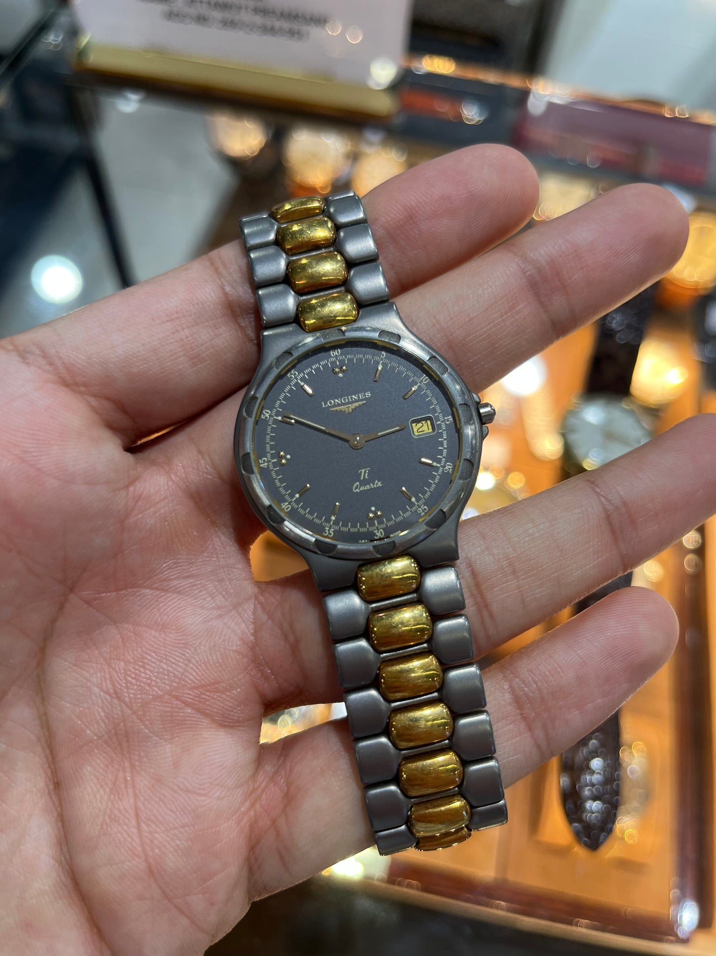 LONGINES TITANIUM NOS Quartz MEN 35mm - JDM AUCTION