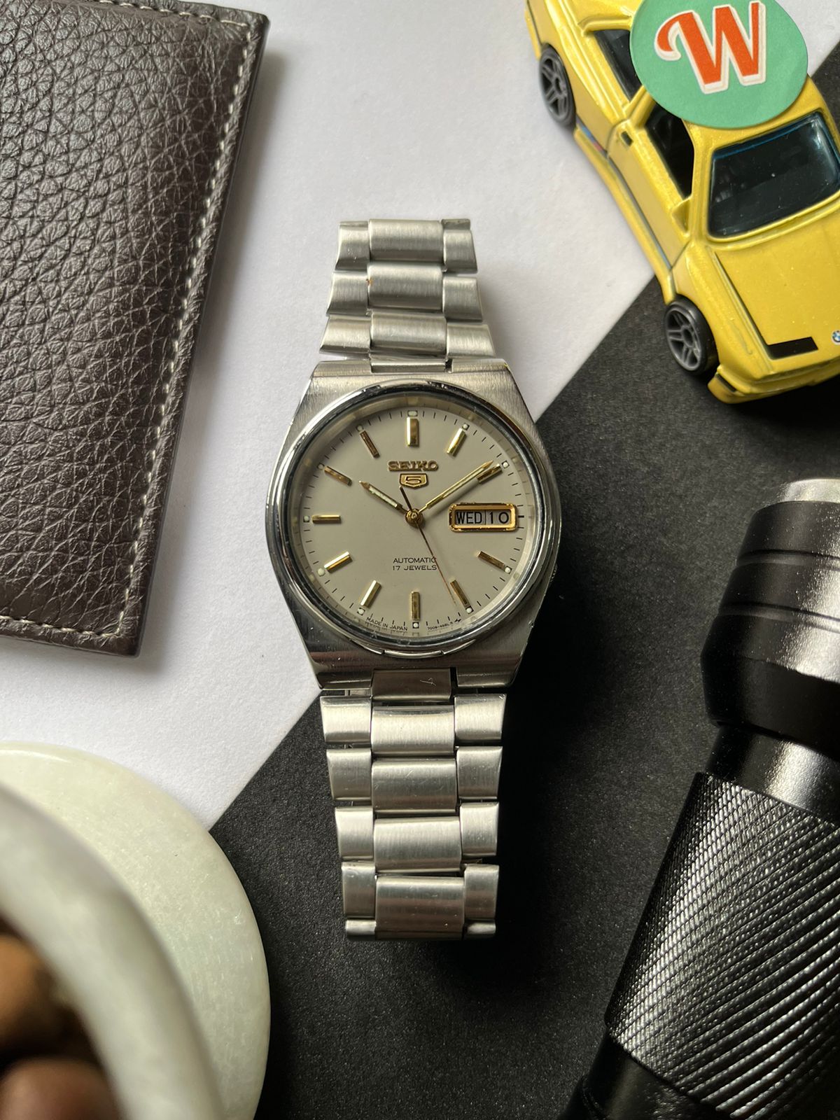 1985 Seiko 5 Grey Dial (Pre Owned)