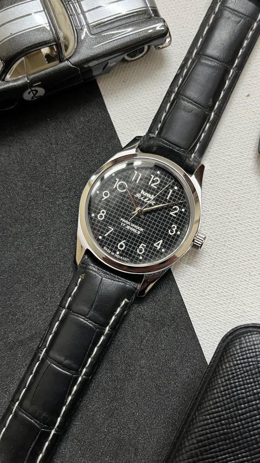 HMT Pilot Graph Dial- Black