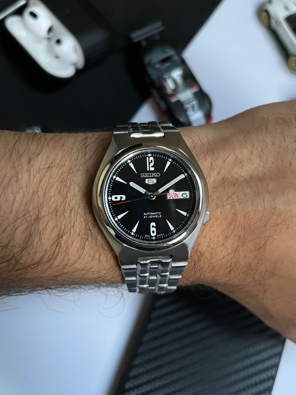 Seiko 5 - Black Numbered Dial (Pre Owned)