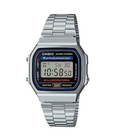 CASIO A168WA-1 - D131 with JUBILEE BRACELET - BUNDLE (SAVE ₹149)