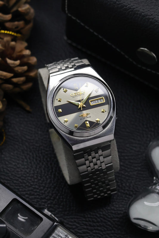 (Super Rare) Citizen Eagle 7 Grey Motif Dial - Automatic Vintage Watch (Pre Owned) - SE651