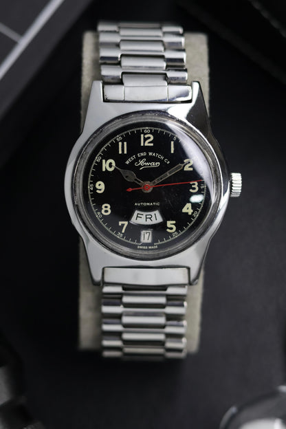 (Super Rare) West End Watch Co. SOWAR Black Dial - Automatic Swiss Vintage Watch (Pre Owned) - SE619