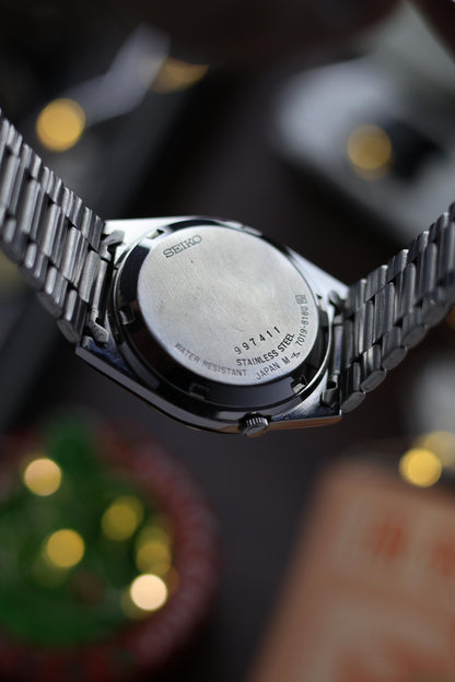 (Super Rare) 1979 Seiko 5 Blue Chequered Dial - Automatic Vintage Watch (Pre Owned) - SE548