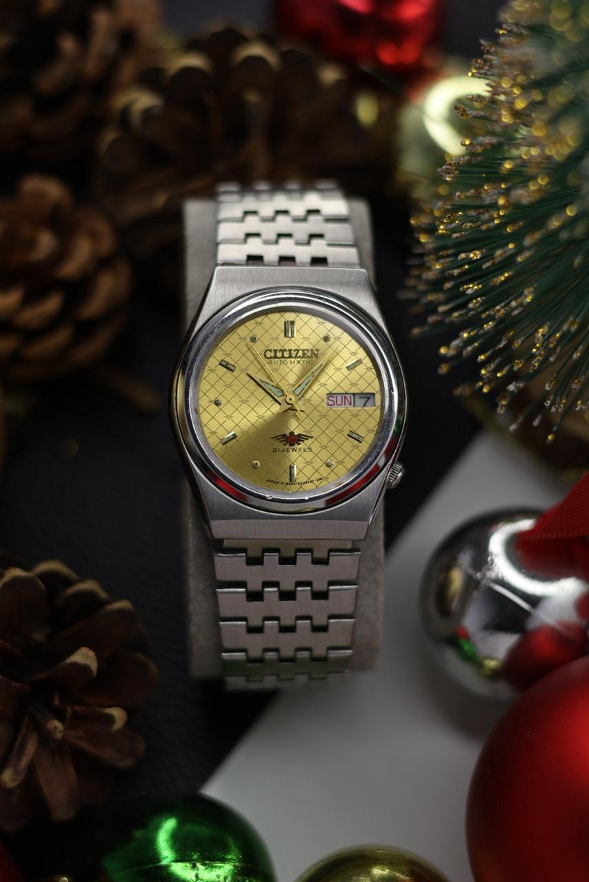 (Super Rare) Citizen Eagle 7 Champagne Motif Dial - Automatic Vintage Watch (Pre Owned) - SE421