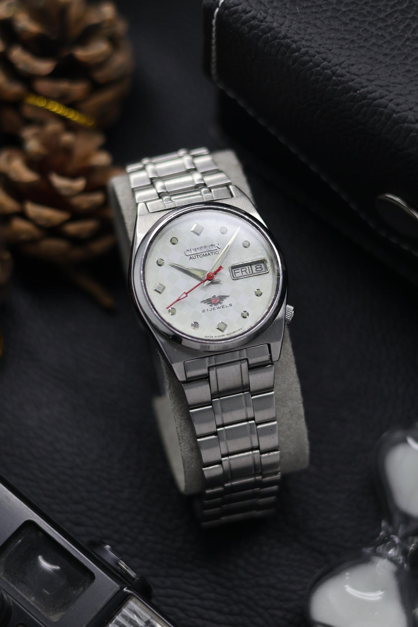 (Super Rare) Citizen Eagle 7 White Motif Dial - Automatic Vintage Watch (Pre Owned) - SE574