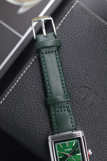 CILOA TANK Green Dial Watch with Small Seconds - READY TO SHIP (IMPORTED)