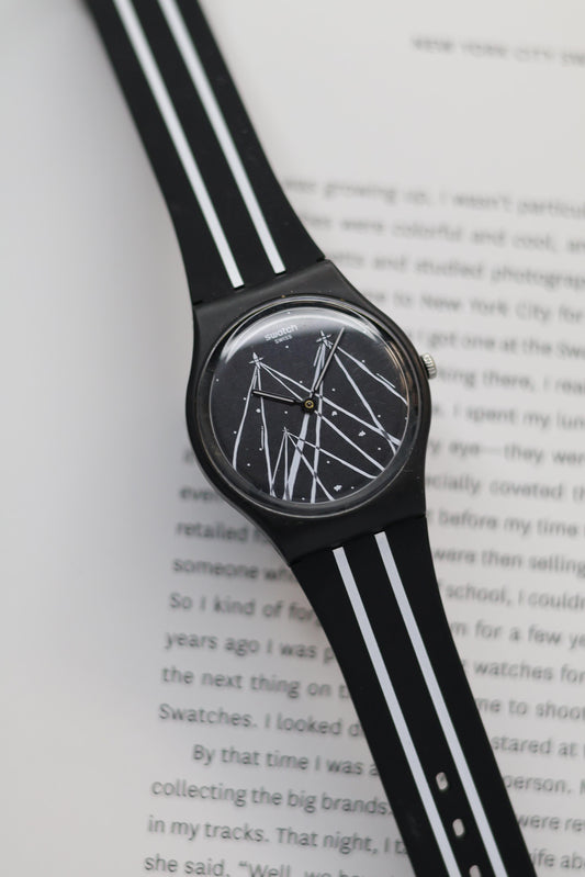 Swatch Black Motif Dial (Pre Owned)