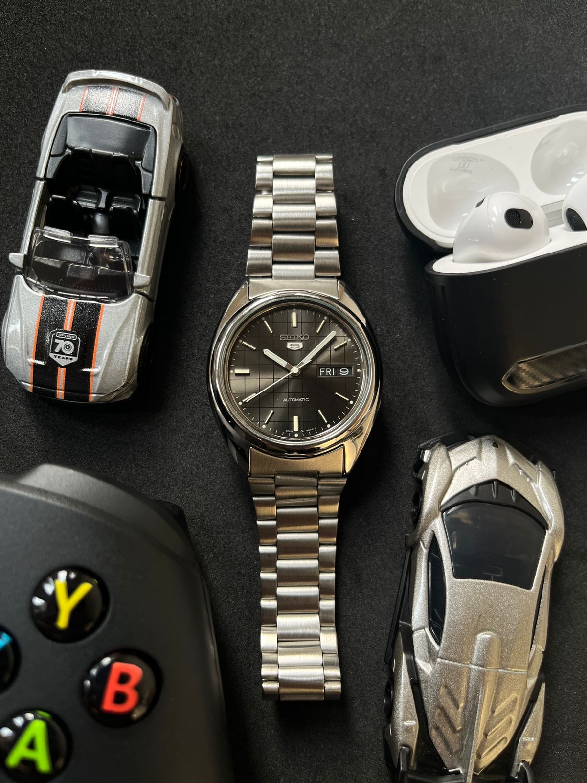 Seiko 5 Grey Sunburst Dial (Pre Owned)