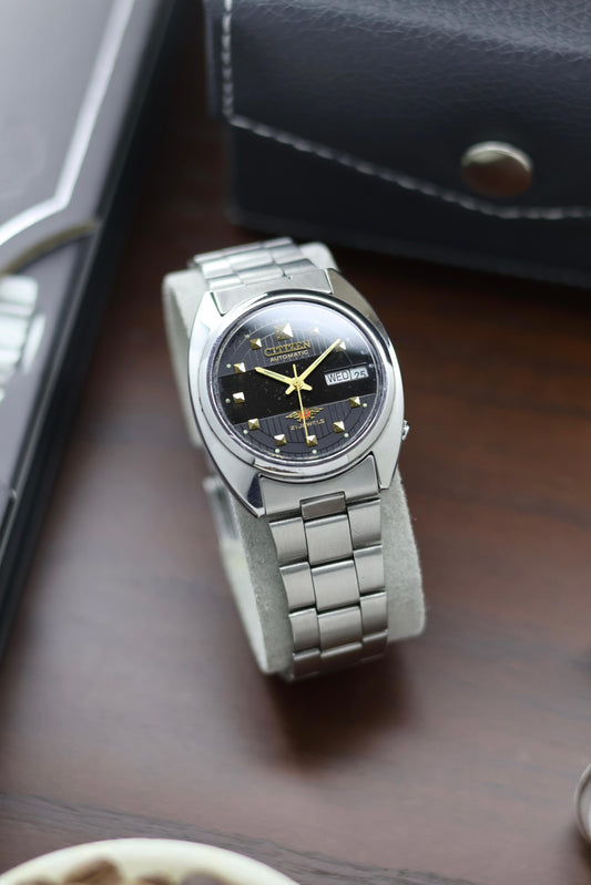 Citizen Eagle 7 Black Motif Dial - Automatic Vintage Watch (Pre Owned) - A405