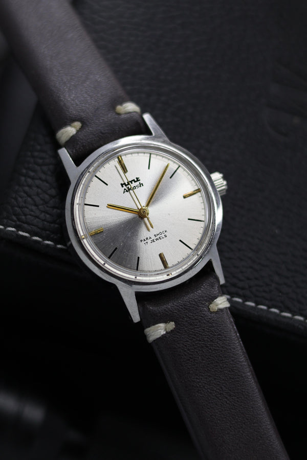 (Super Rare) Vintage HMT Akash Silver Dial - in Original Condition - Mechanical Hand Winding Watch (Pre Owned) - SE667