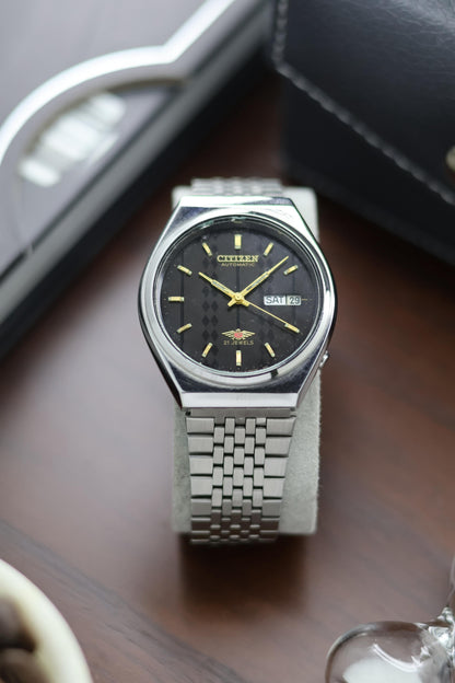 Citizen Eagle 7 Black Motif Dial - Automatic Vintage Watch (Pre Owned) - A415