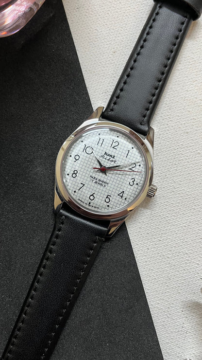 HMT Pilot Graph Dial- White