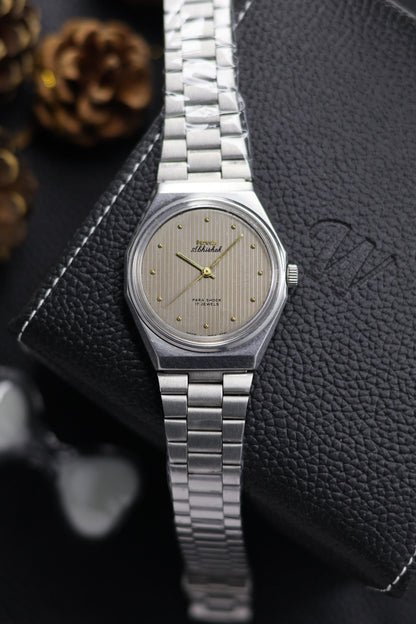 (Super Rare) Vintage HMT Abhishek Grey Motif Dial - in Original Condition - Mechanical Hand Winding Watch (Pre Owned) - A589