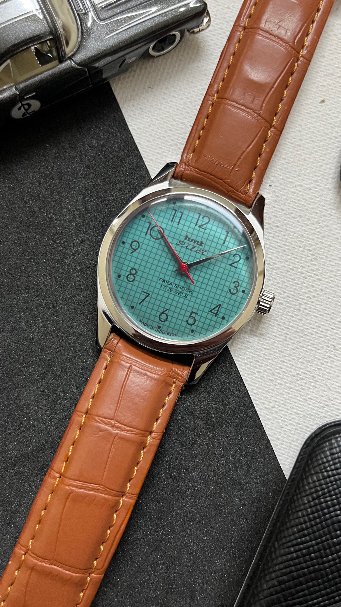 HMT Pilot Graph Dial - TIFFANY BLUE