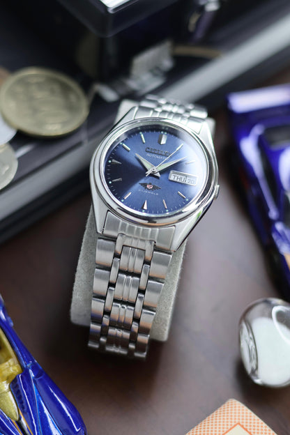 (Super Rare) Citizen Eagle 7 Blue Sunray Dial - Automatic Vintage Watch (Pre Owned) - SE525