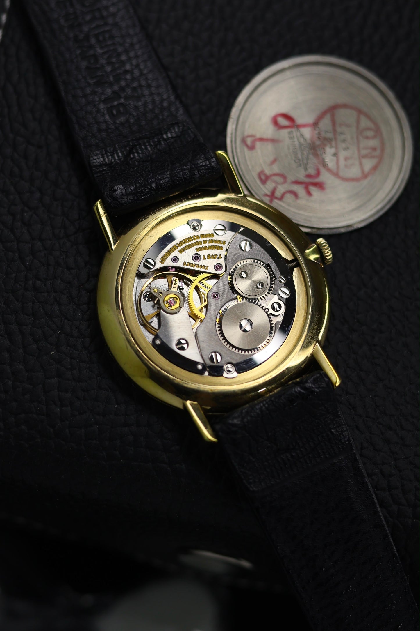 (Ultra Rare) LONGINES 4164 Brushed Champagne Dial with 18k Gold Plated Case - Swiss Mechanical Hand-Winding Vintage Watch (Pre Owned) - SE806