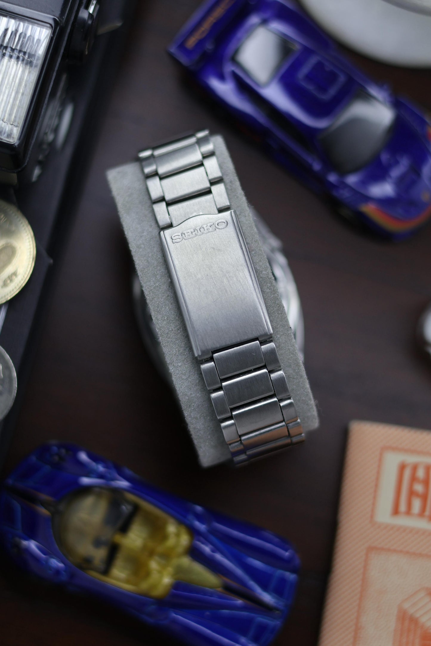 (Super Rare) 1981 Seiko 5 Blue TV Dial - Automatic Vintage Watch (Pre Owned) - SE508