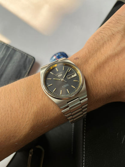 1985 Seiko 5 Navy Blue Dial (Pre Owned)