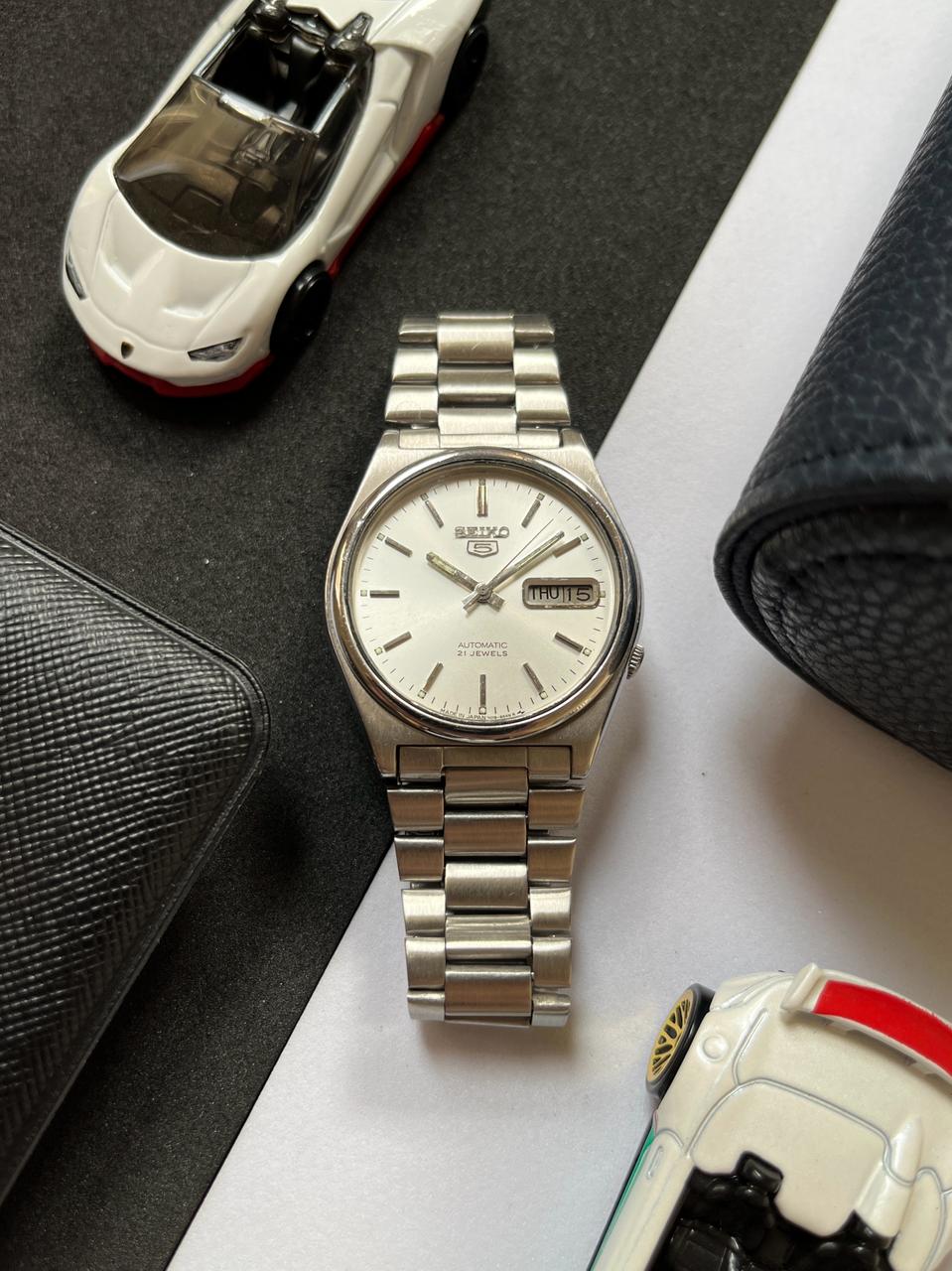 Seiko 5 White Dial (Pre Owned)