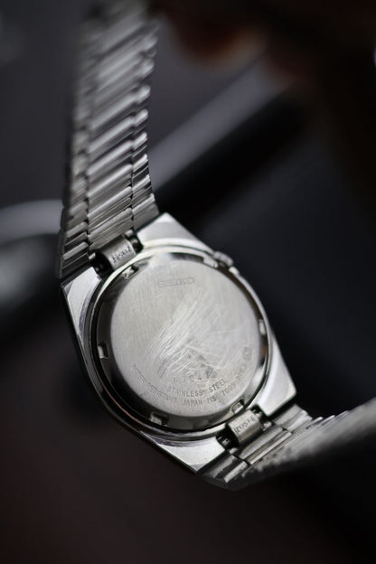 (Super Rare) 1986 Seiko 5 Railway Time Lume Dial - Automatic Vintage Watch (Pre Owned) - SE431