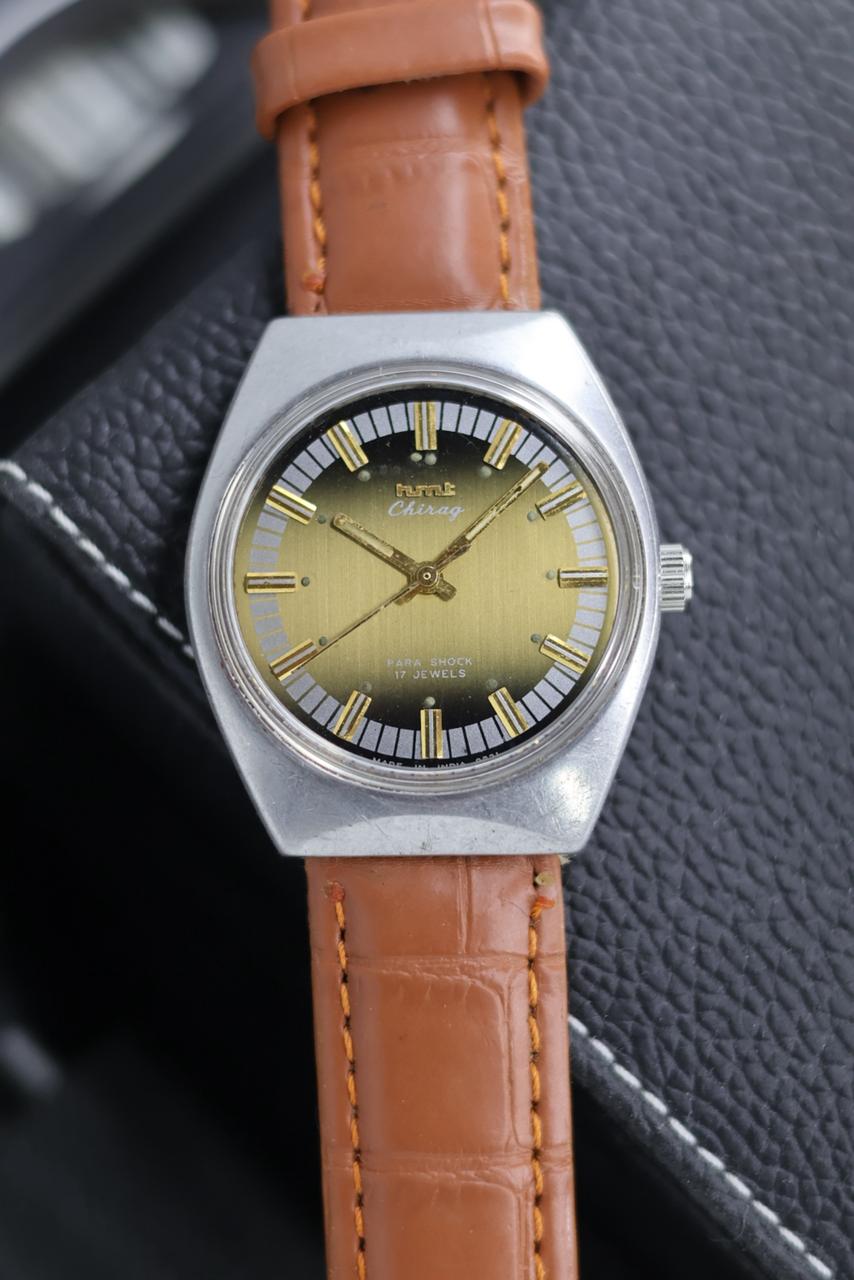 (Super Rare) Vintage HMT Chirag - in Original Condition - Mechanical Hand Winding Watch (Pre Owned) - SE557
