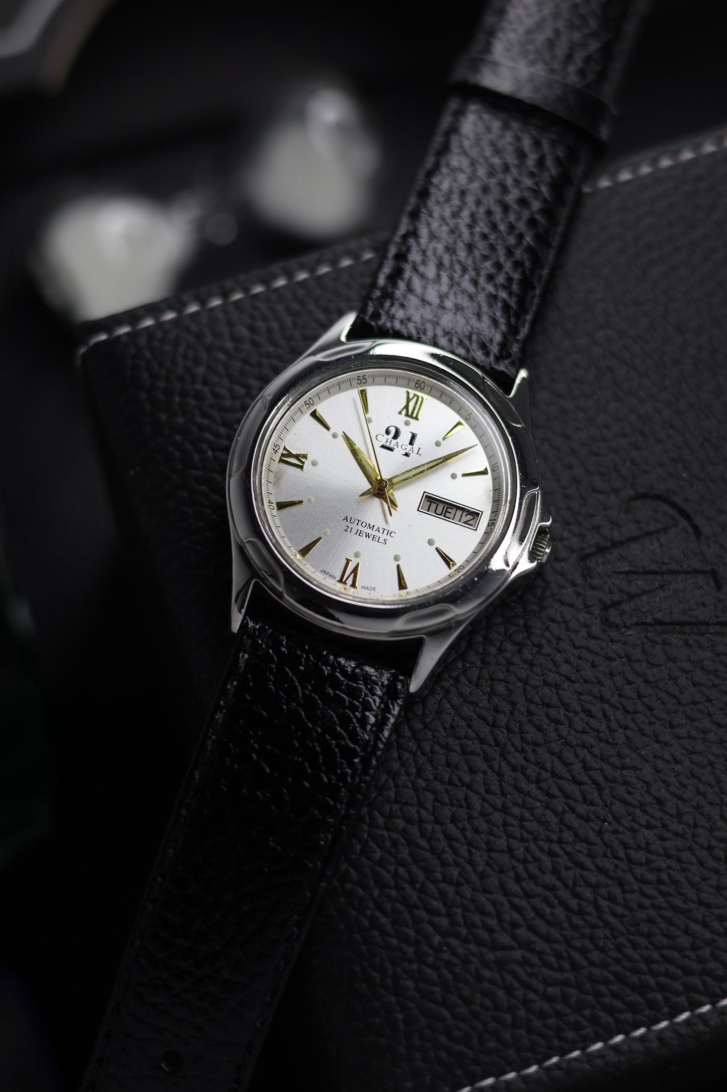 (Super Rare) Chagal 21 Jewels Silver Dial - Automatic Vintage Watch (Pre Owned) - A567