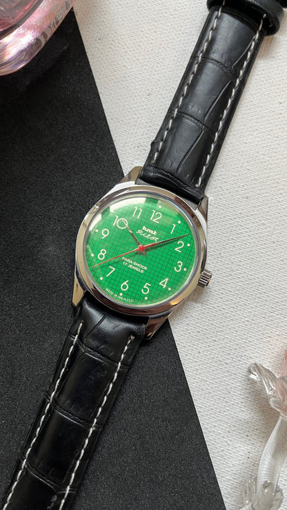 HMT Pilot Graph Dial - GREEN