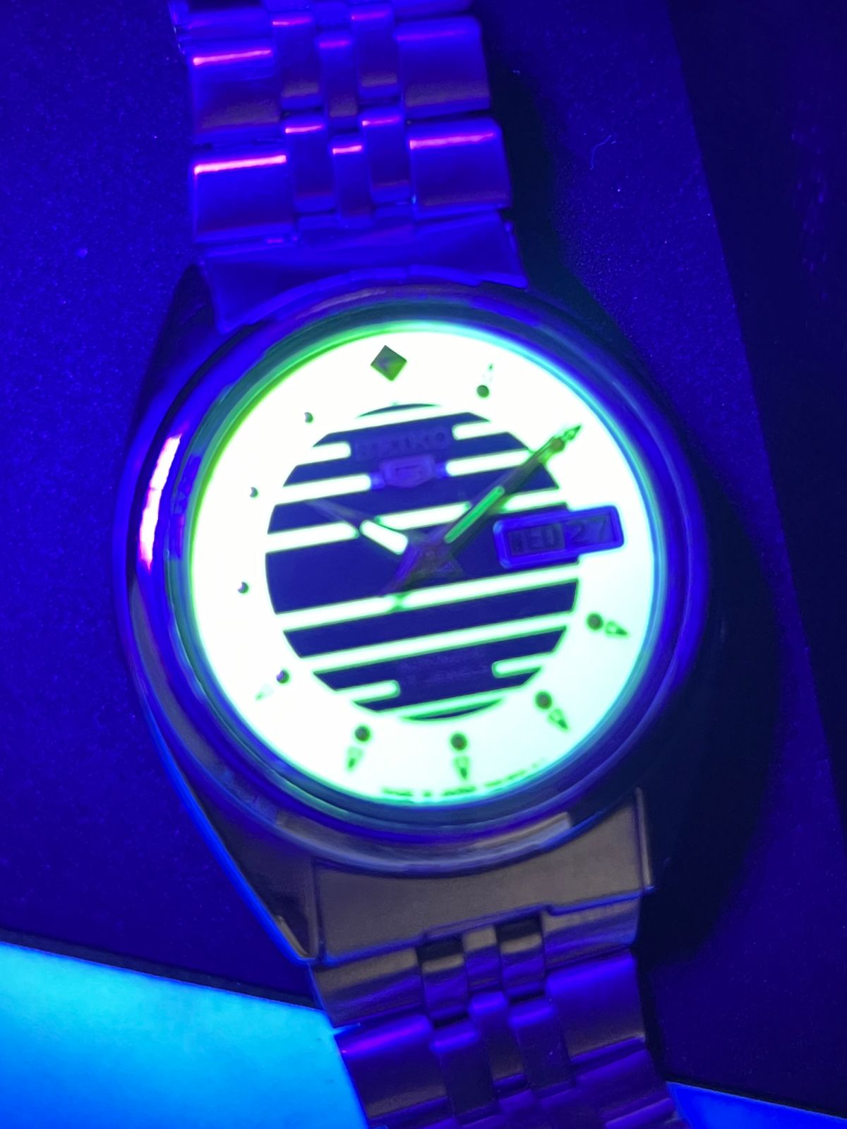 Seiko 5 Lume Patterned Dial (Pre Owned)