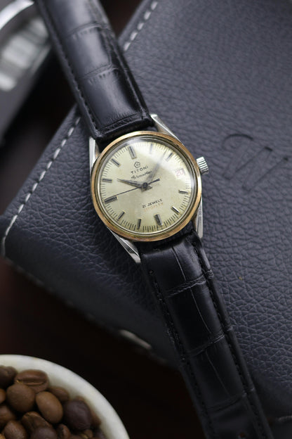 (Super Rare) TITONI AIRMASTER Titoflex Mechanical Handwinding Watch (Pre Owned) - A397