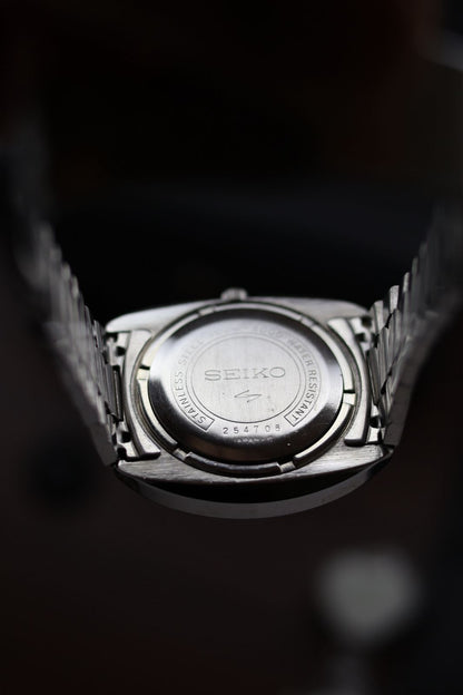 (Super Rare) 1972 Seiko 5 Silver TV Dial - Automatic Vintage Watch (Pre Owned) - SE341