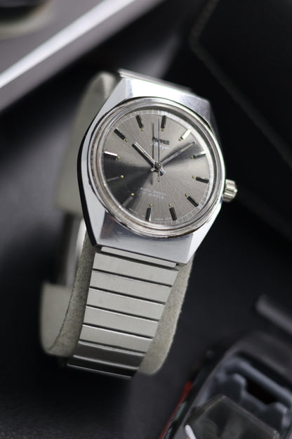 (Super Rare) Vintage HMT Shreyas Grey Sunray Dial - in Original Condition - Mechanical Hand Winding Watch (Pre Owned) - SE513