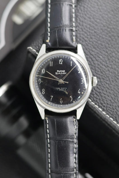 (Super Rare) Vintage HMT Sainik - in Original Condition - Mechanical Hand Winding Watch (Pre Owned) - SE666