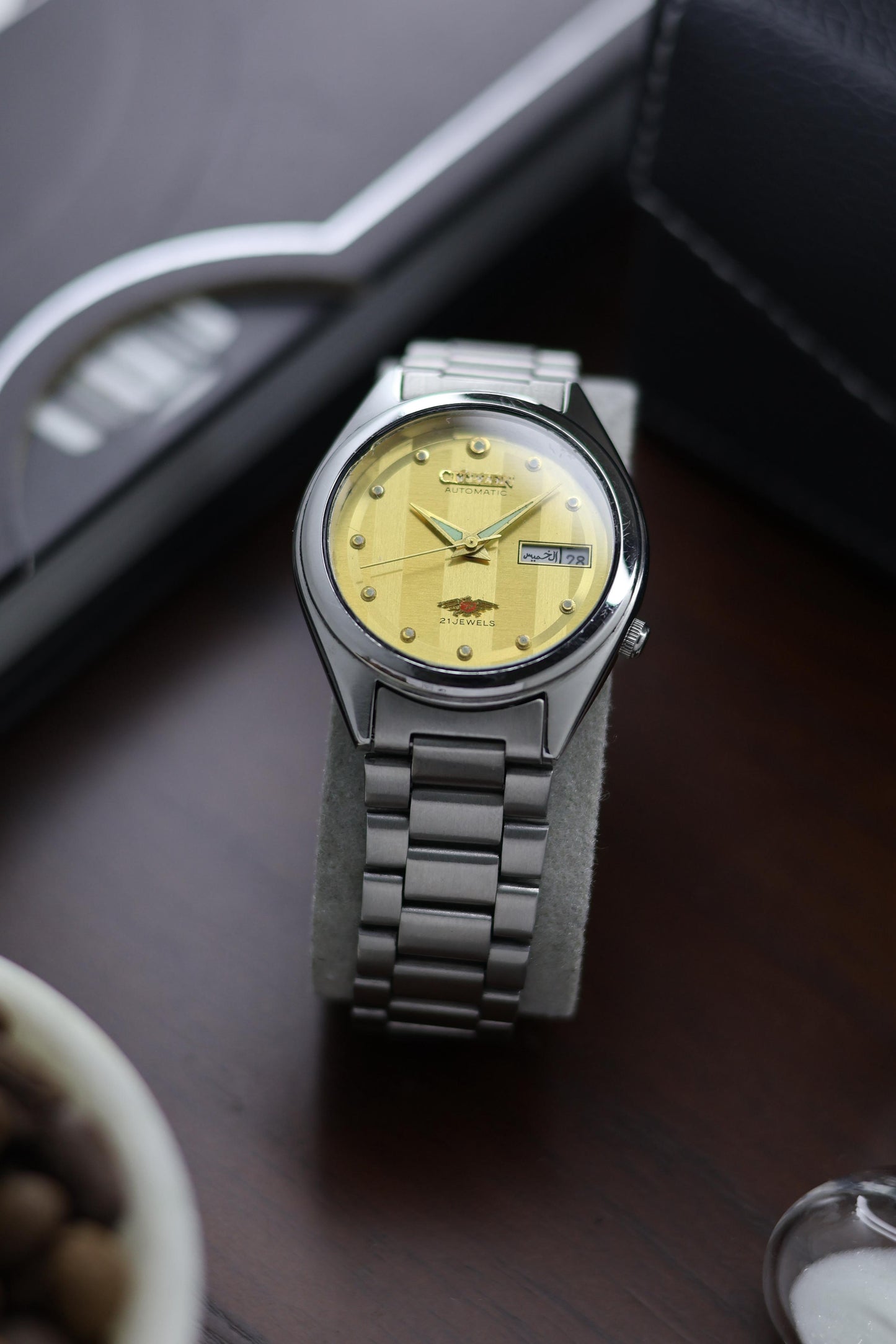 Citizen Eagle 7 Champagne Motif Dial - Automatic Vintage Watch (Pre Owned) - A407