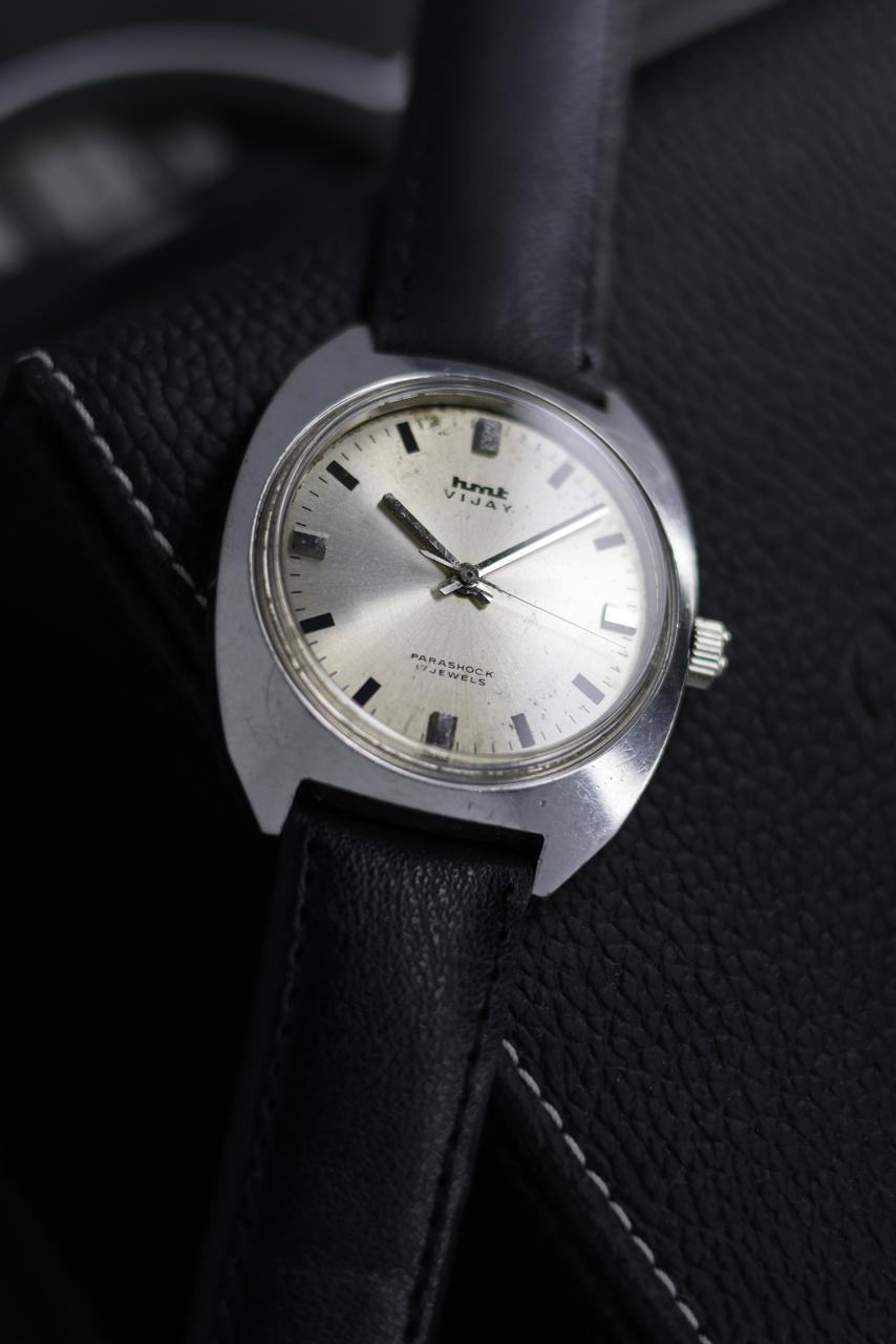 (Super Rare) Vintage HMT Vijay Silver Dial - in Original Condition - Mechanical Hand Winding Watch (Pre Owned) - SE661