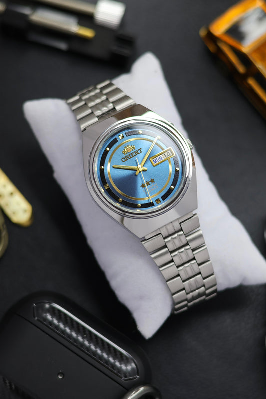 (Super Rare) Orient Tri-Star Crystal Blue Dial (Pre Owned)