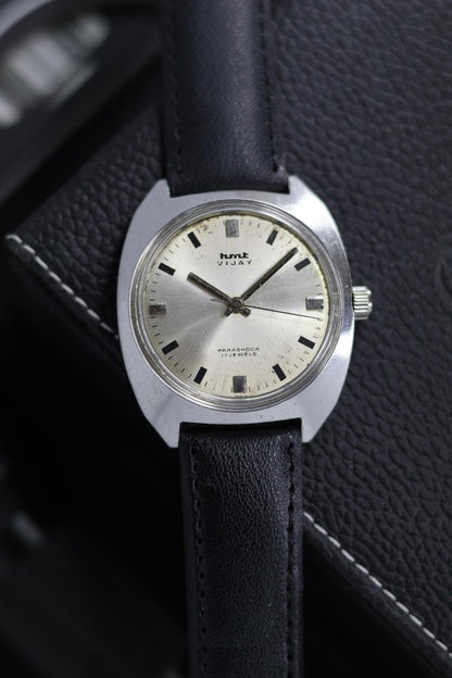 (Super Rare) Vintage HMT Vijay Silver Dial - in Original Condition - Mechanical Hand Winding Watch (Pre Owned) - SE661