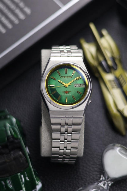(Super Rare) Citizen Eagle 7 Emerald Green Dial - Automatic Vintage Watch (Pre Owned) - SE522