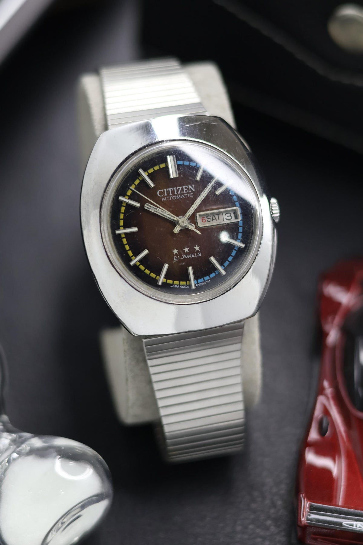 (Super Rare) Citizen Automatic Brown Fumé Dial - Automatic Vintage Watch (Pre Owned) - SE518