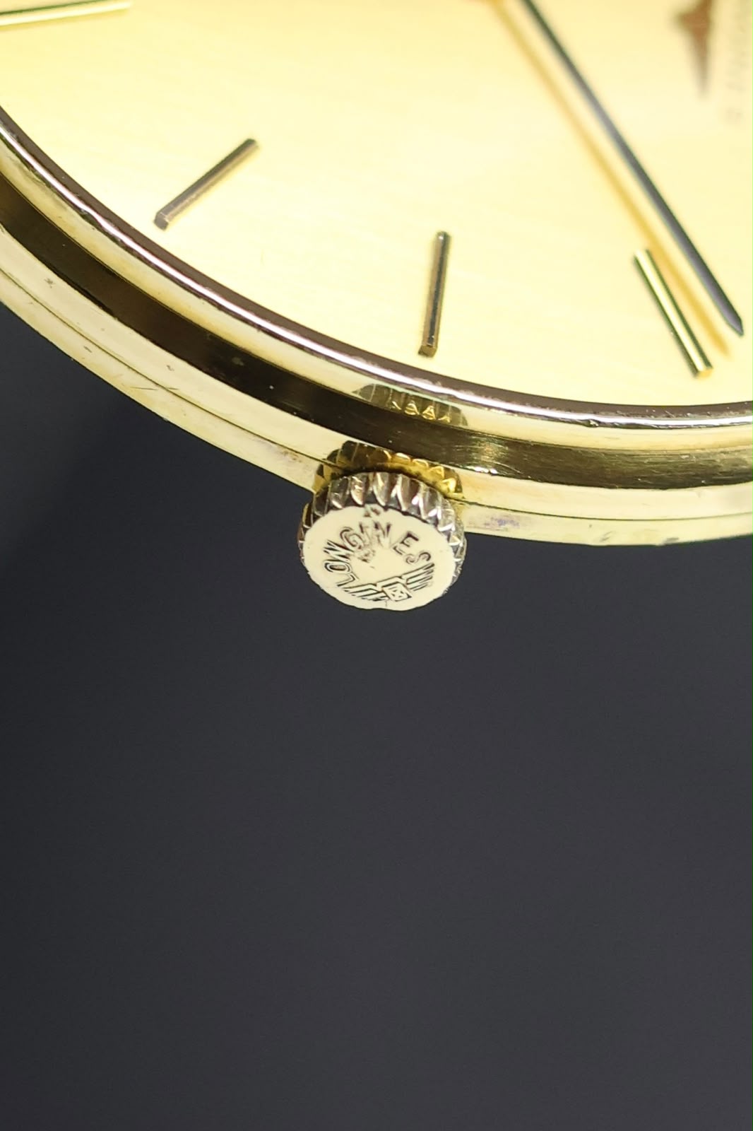(Ultra Rare) LONGINES 4164 Brushed Champagne Dial with 18k Gold Plated Case - Swiss Mechanical Hand-Winding Vintage Watch (Pre Owned) - SE806