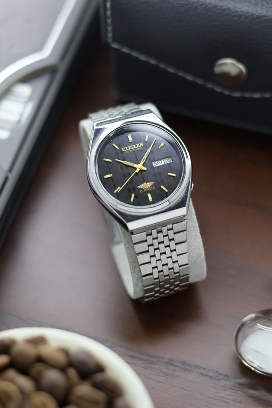 Citizen Eagle 7 Black Motif Dial - Automatic Vintage Watch (Pre Owned) - A415