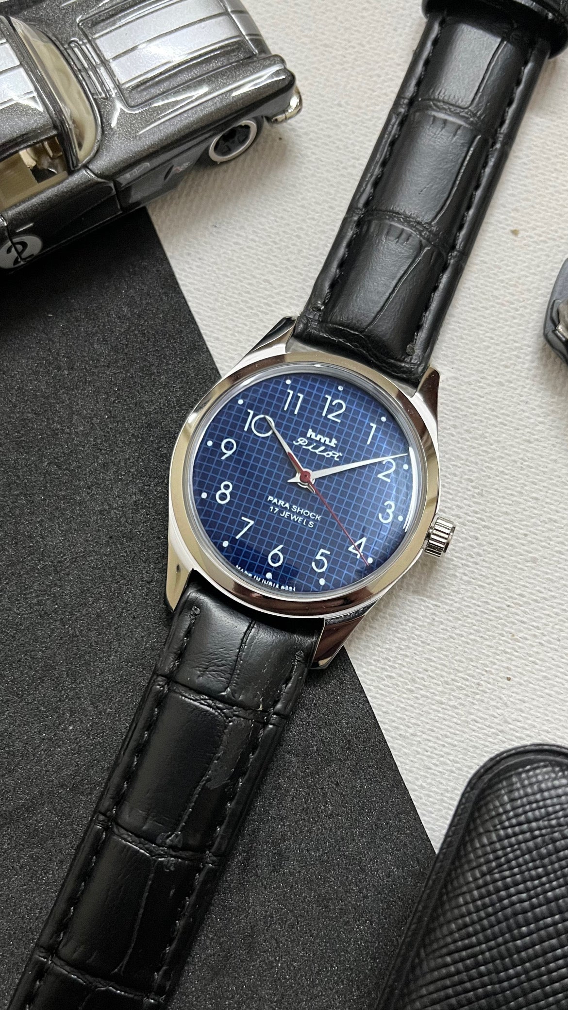 HMT Pilot Graph Dial- BLUE