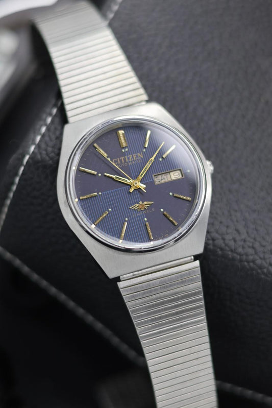 (Super Rare) Citizen Eagle 7 Blue Sector Dial - Automatic Vintage Watch (Pre Owned) - SE616