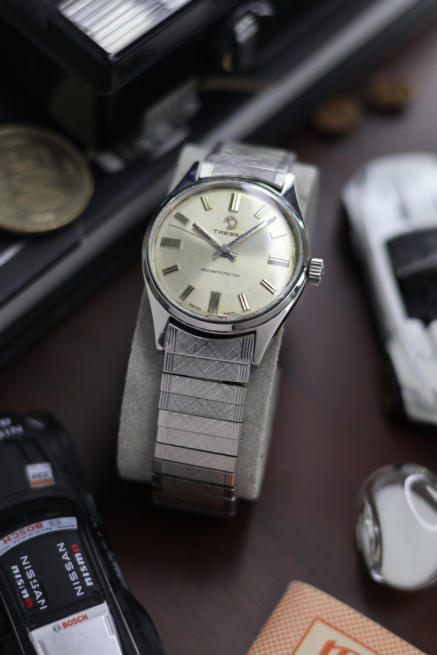 (Super Rare) TRESSA Swiss Champagne Dial - Swiss Hand-Winding Vintage Watch (Pre Owned) - SE524
