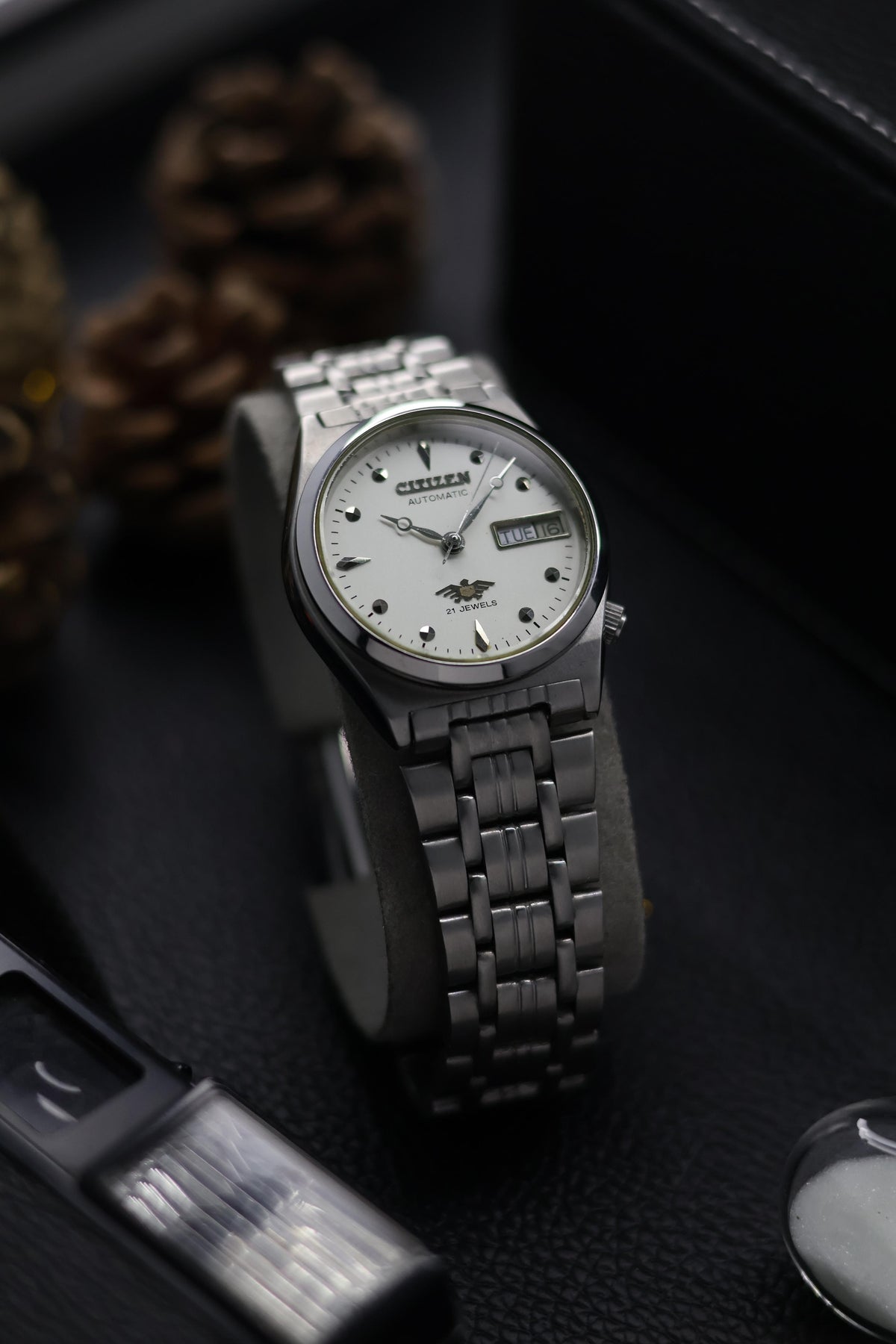 (Super Rare) Citizen Eagle 7 White Dial - Automatic Vintage Watch (Pre Owned) - SE508