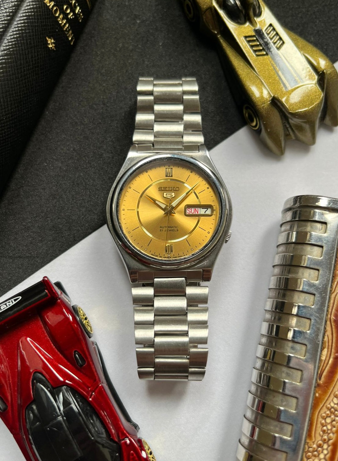 Seiko 5 Gold Dial (Pre-owned)