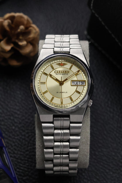 (Super Rare) Citizen Eagle 7 Champagne Motif Dial - Automatic Vintage Watch (Pre Owned) - SE566