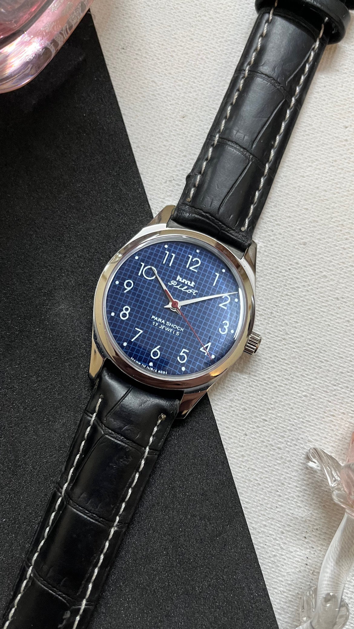 HMT Pilot Graph Dial- BLUE