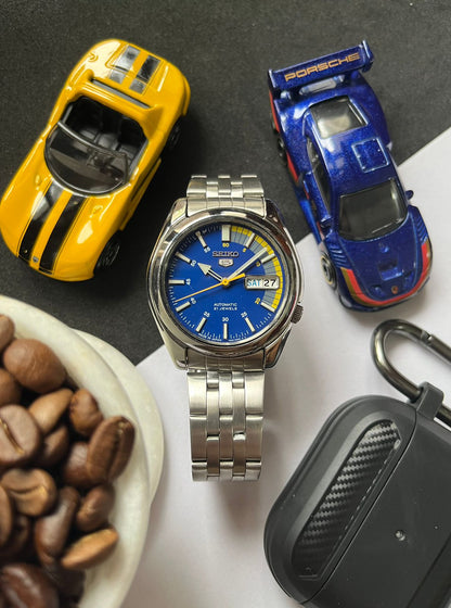 Seiko 5 Blue Racing Dial (Pre Owned) - #W41