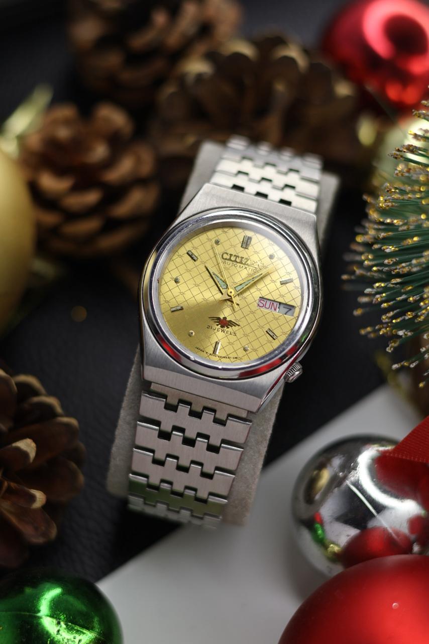 (Super Rare) Citizen Eagle 7 Champagne Motif Dial - Automatic Vintage Watch (Pre Owned) - SE421